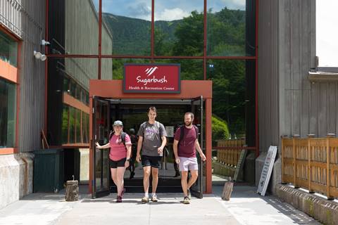 walking out of the sharc 