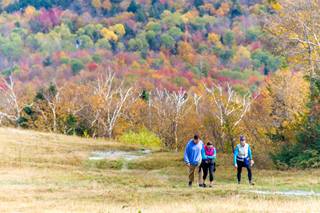 fall ski hike 