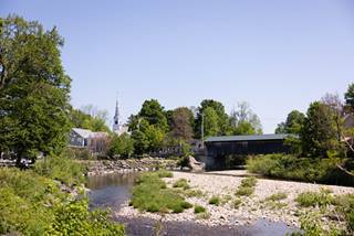 Covered Bridge downtown Waitsfield 