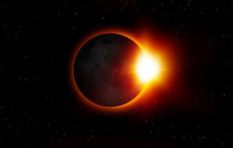 image a total solar eclipse
