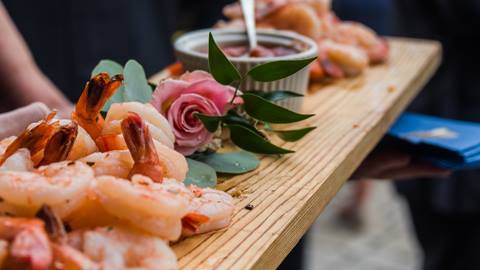 Facilitate connections through food: appetizers that spark networking. 