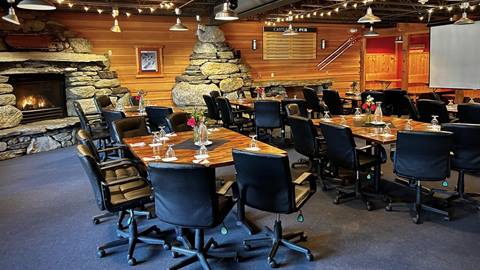 The Castlerock Pub Rock Room in a set of pods. 