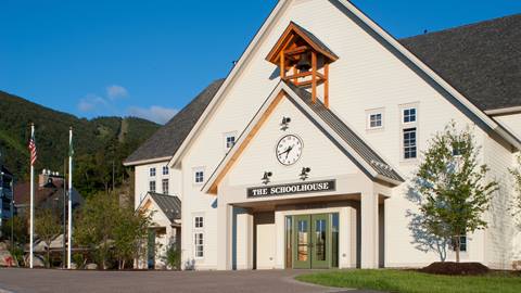 The Schoolhouse features rooms great for breakout sessions. 