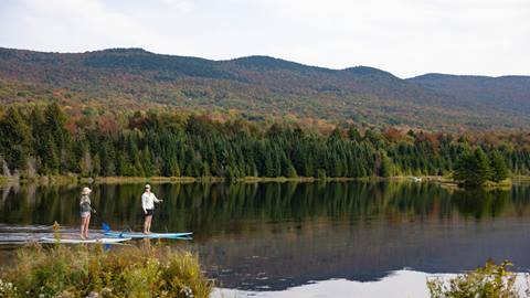 A scenic fall shot in the Mad River Valley