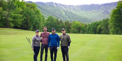 For golfers standing on the golf course