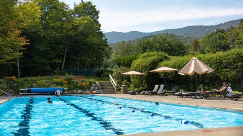 SHARC outdoor pool in the summer