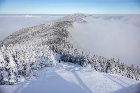 Long Trail under an inversion