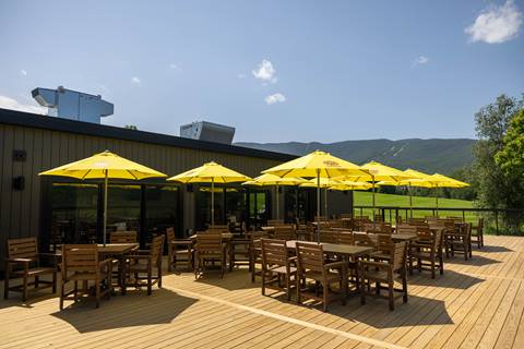 Sugarbush Resort Golf Clubhouse deck