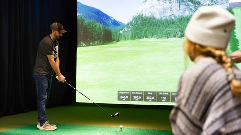 Simulator golf