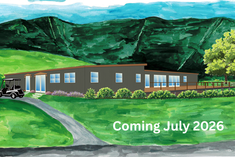 Rendering of the temporary golf club facility 