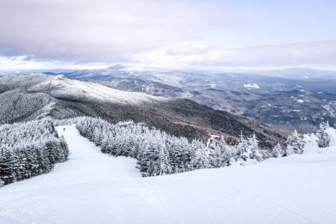 A scenic shot of Mt Ellens ridge line