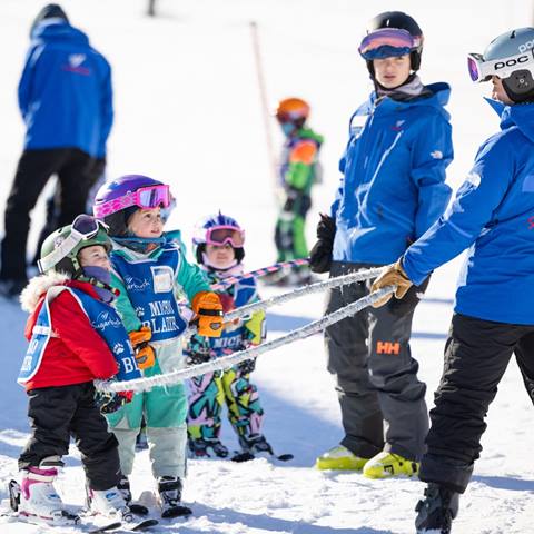Kids in a seasonal program