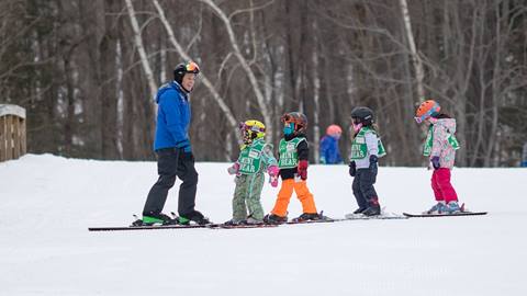 An instructor instructing 