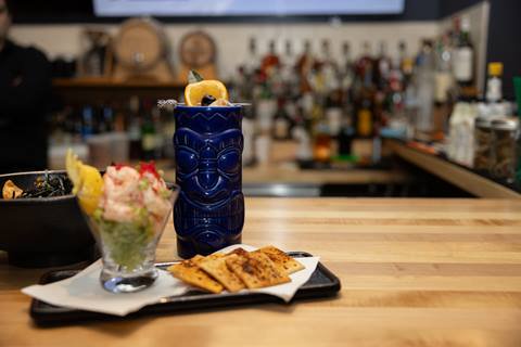 A tiki Mug at The Tucker