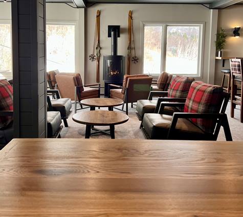 Lounge seating area in the Fifty 8