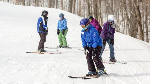 A Ski lesson