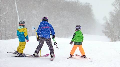 A Ski lesson