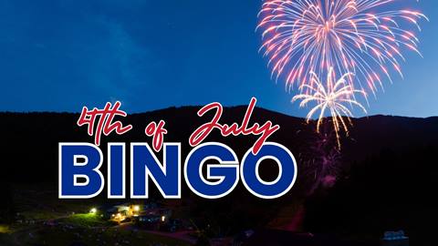 4th of July Bingo Promo