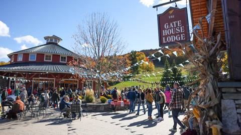 Oktoberfest in the Lincoln Peak Courtyard 