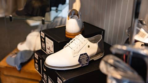 Golf merch for sale in the Golf Pro Shop