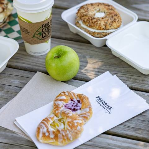 Breakfast spread at Paradise Provisions