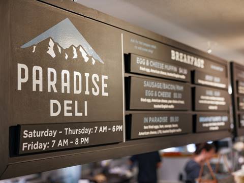 Paradise Provisions Menu