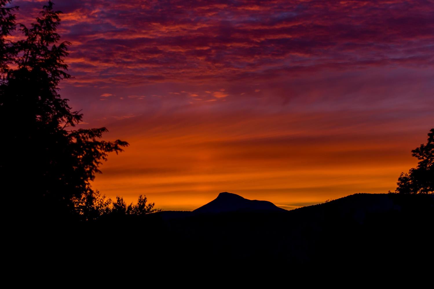 Camels Hump Sunset
