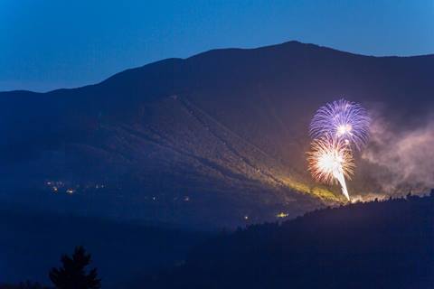 Fireworks Lincoln Peak Summer