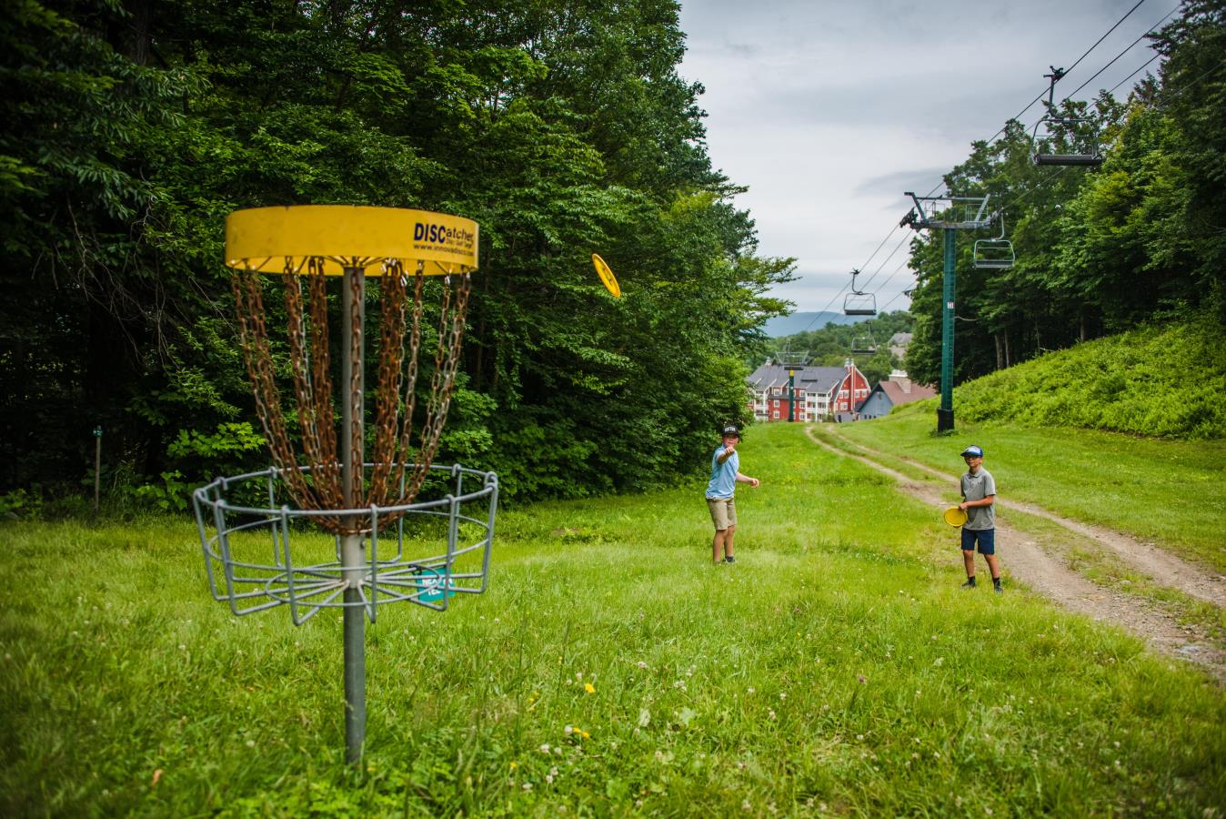 Disc golf shot