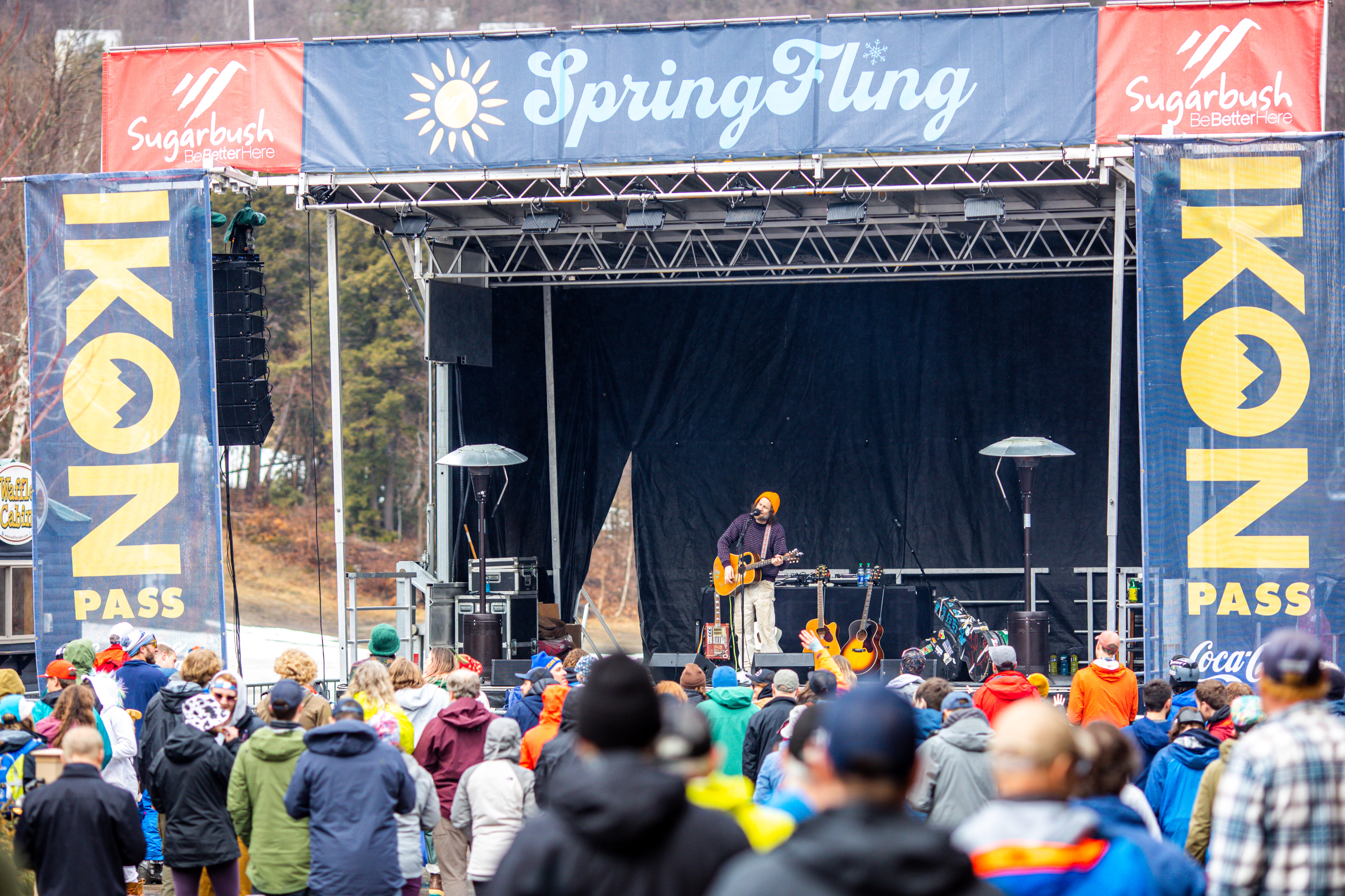 Spring Fling event stage