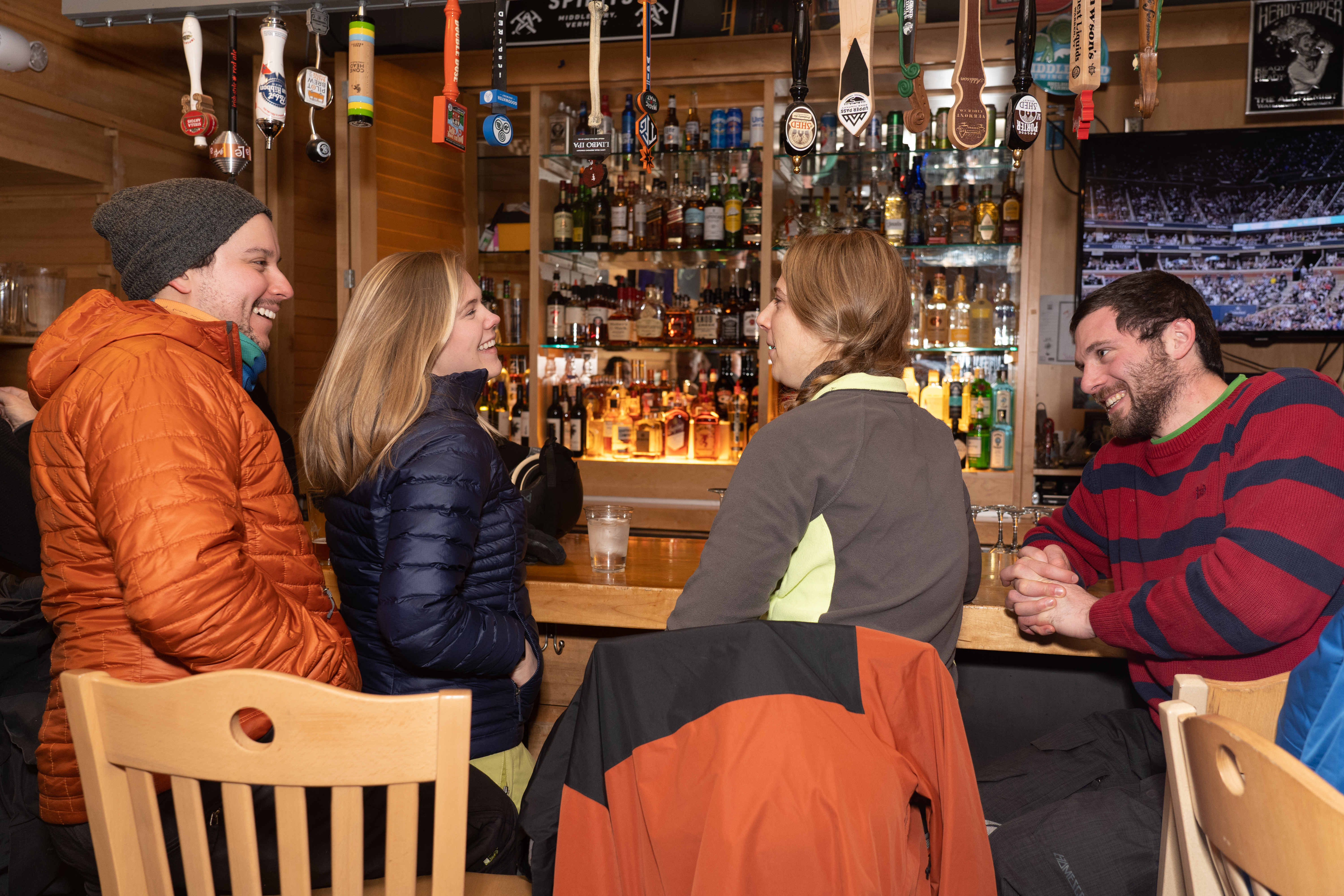 Friends at the Castlerock Pub