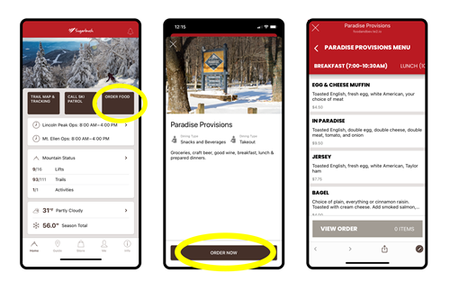 App Ordering Screengrabs