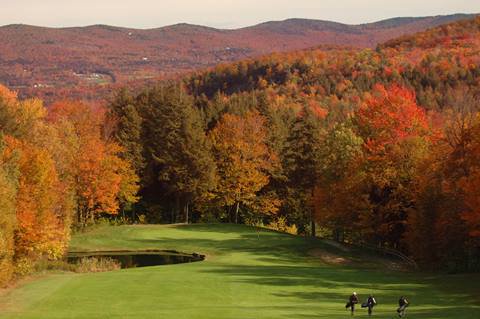 Sugarbush golf course during the fall time 