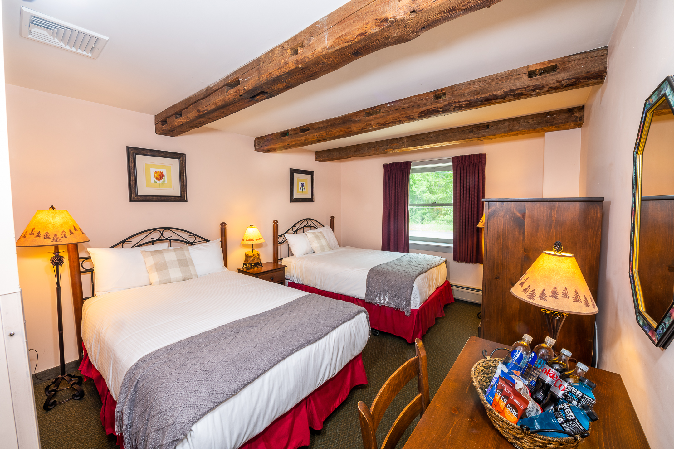 Double Bed in the Sugar Lodge