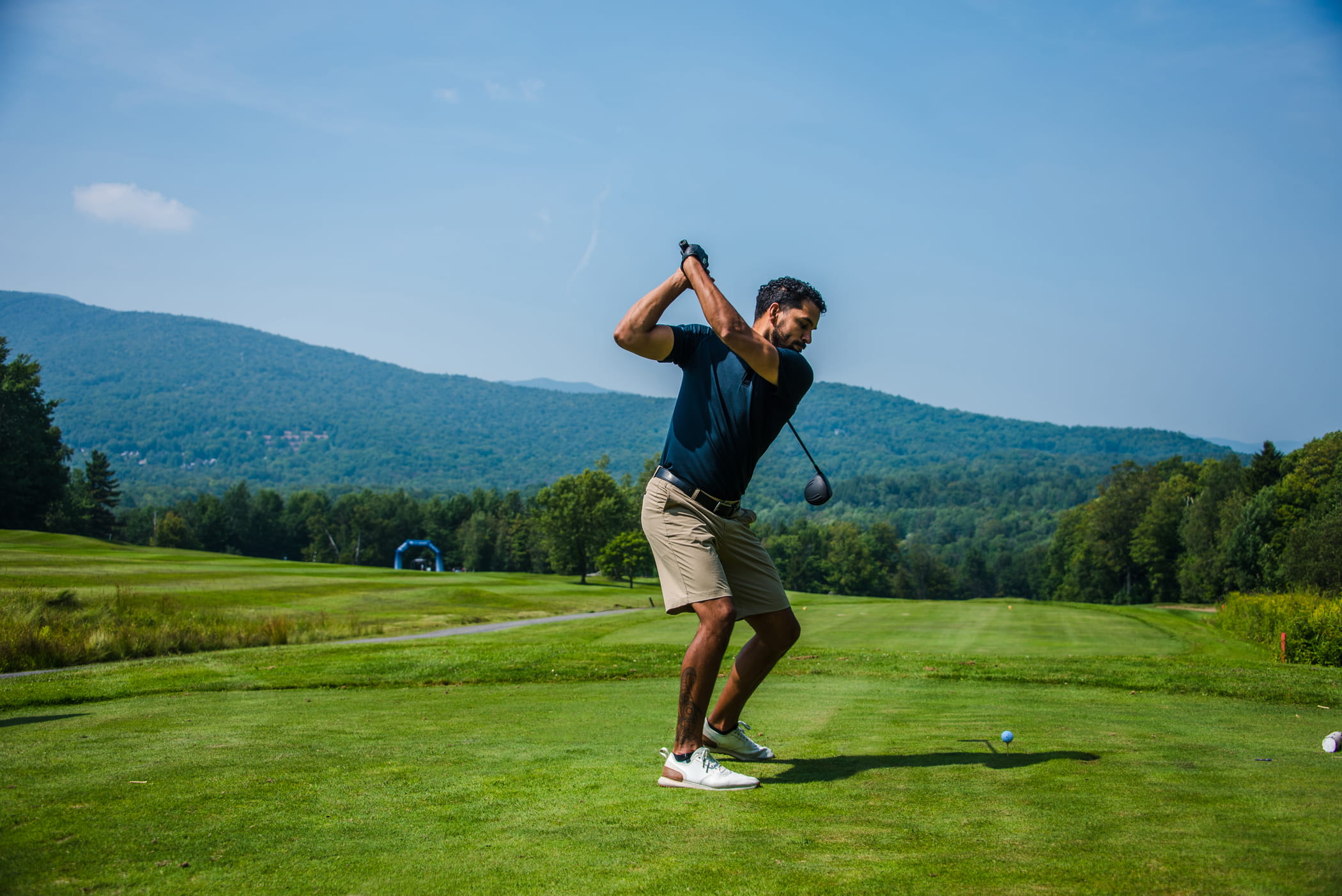 Golf Swing at Sugarbush 