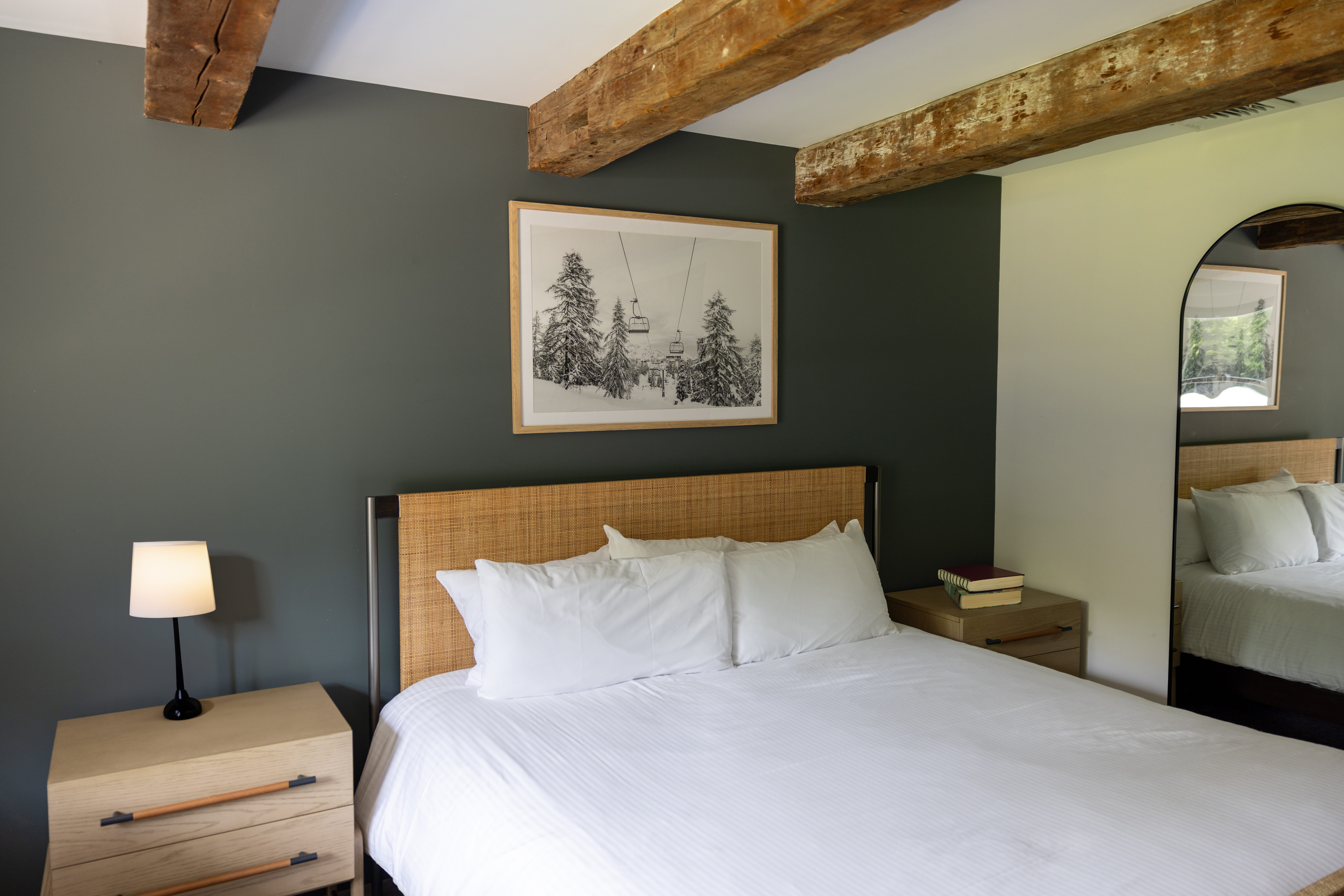 Queen Room in the Lodge at Lincoln Peak