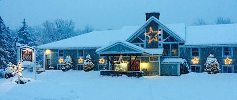 Sugar Lodge Snowy Exterior