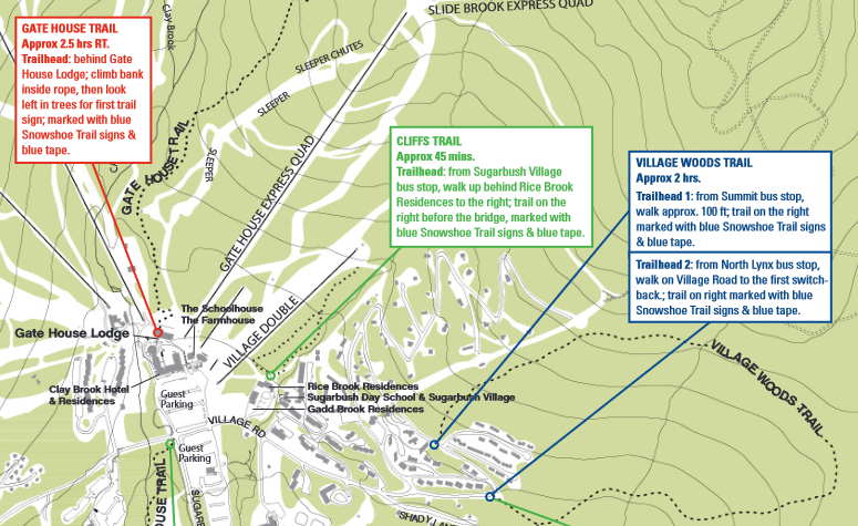 Snowshoe Map