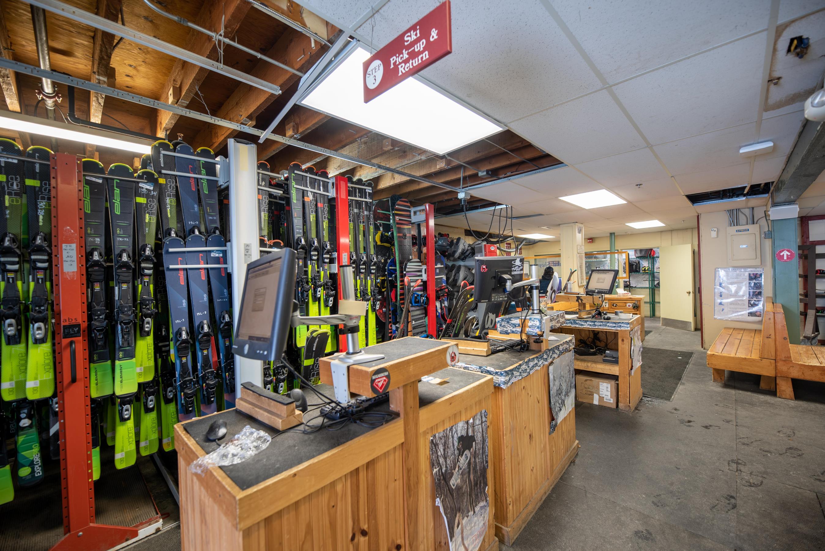 Mt Ellen Rental Shop Skis