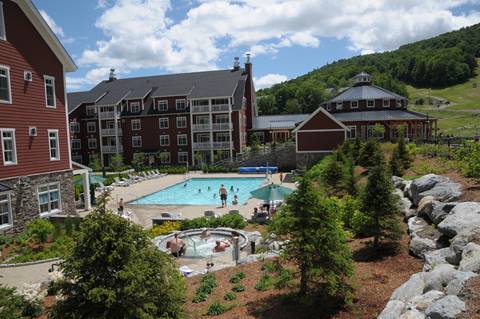 Summer at Clay Brook poolside 