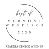 Best of Vermont Weddings 2025 Readers Choice Award