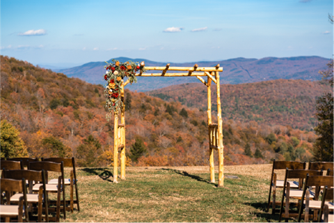 Mountian Top Wedding event space
