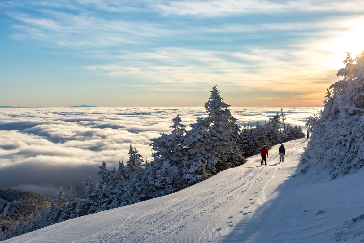 groomer at Sugarbush