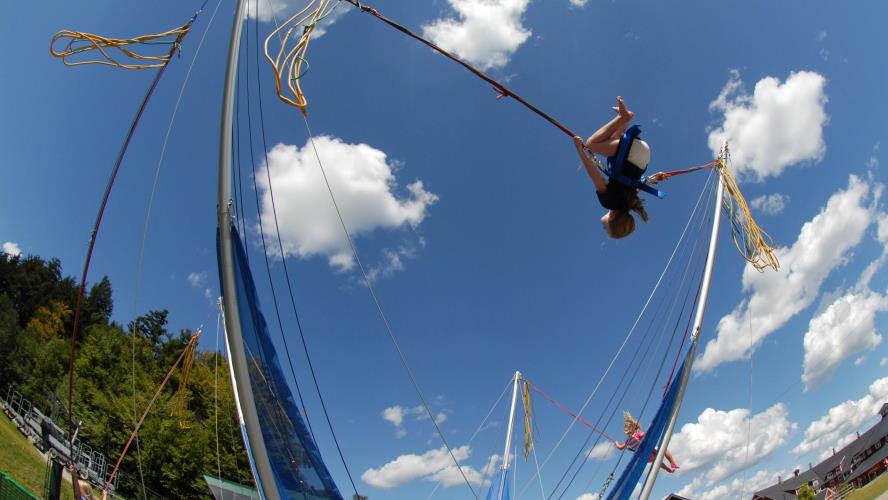 Trampoline flip