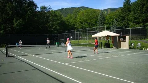 Tennis lessons with friends