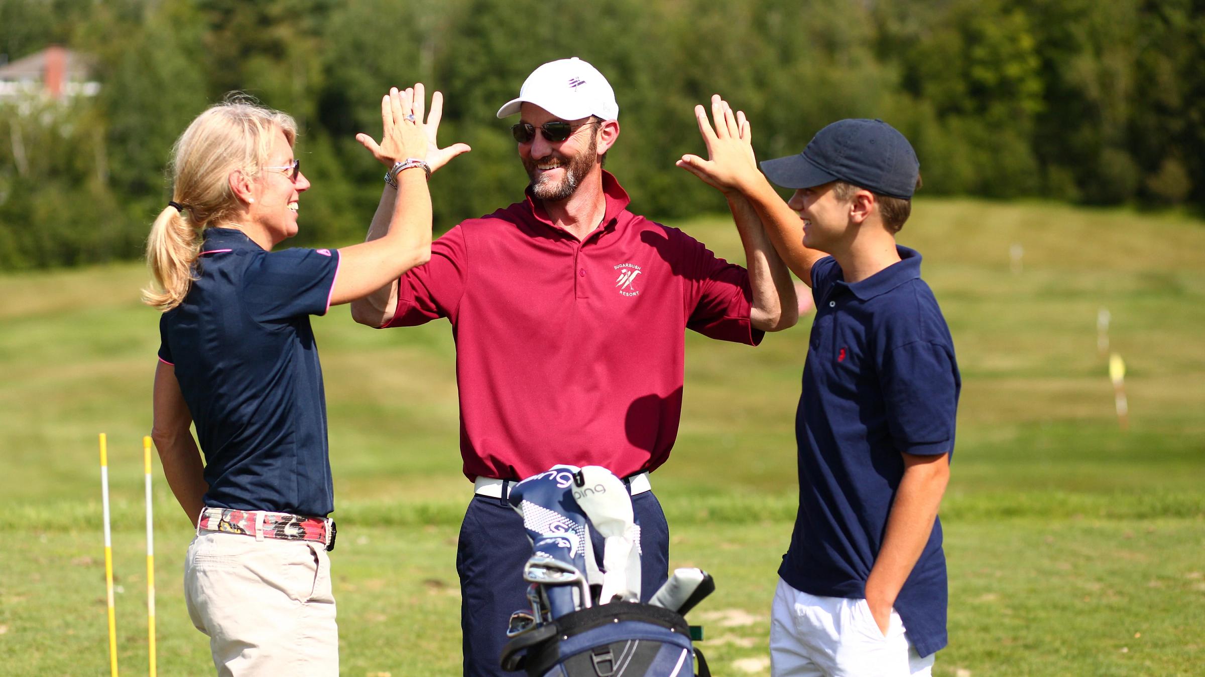 Roger Golf Lessons High Five
