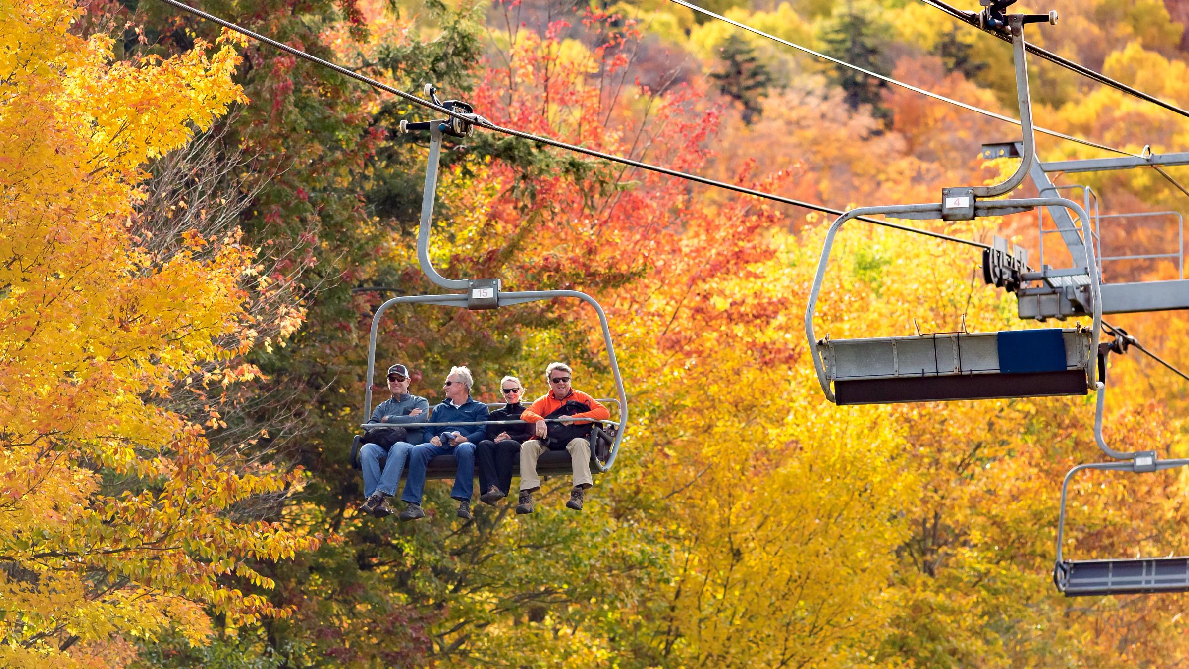 Fall Scenic Lift Ride