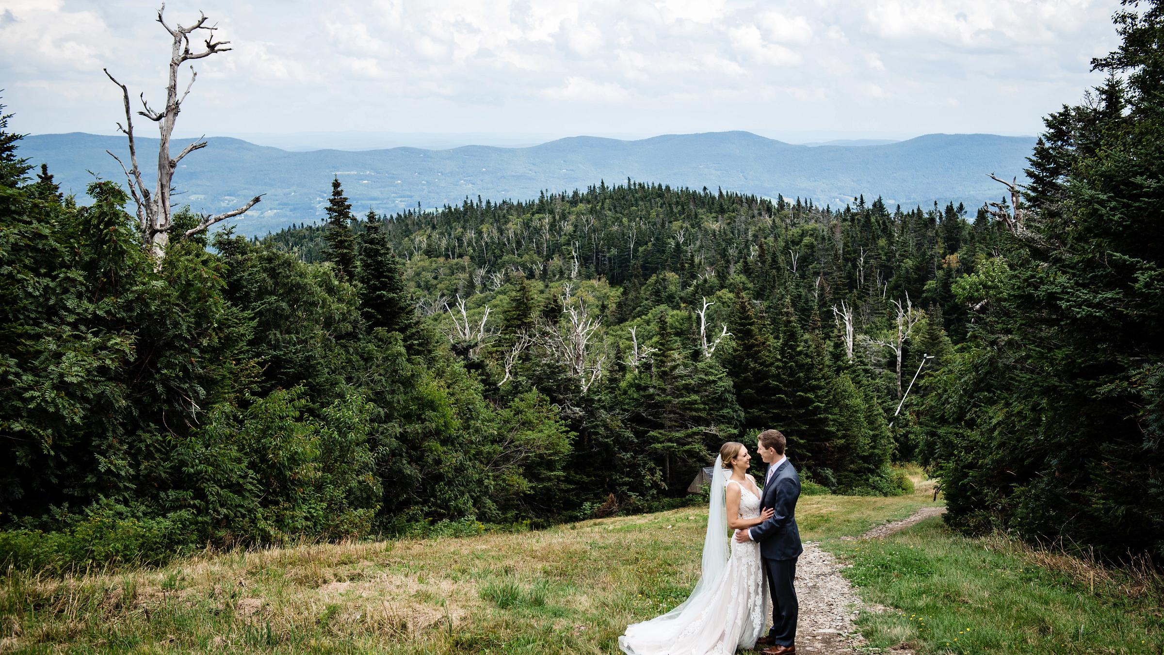 Bride groom scenic