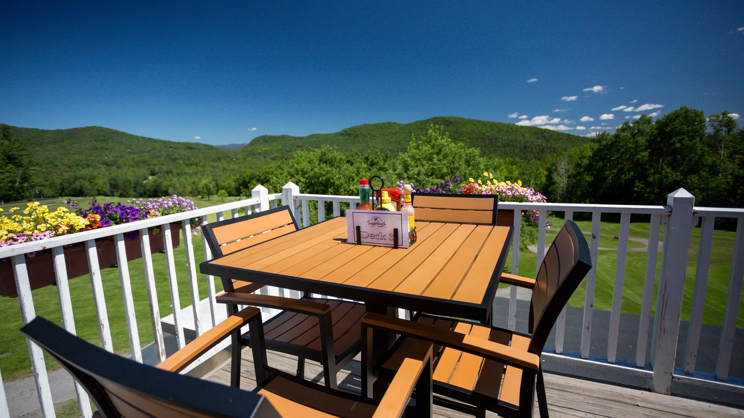 Hogan's Pub deck on a sunny day