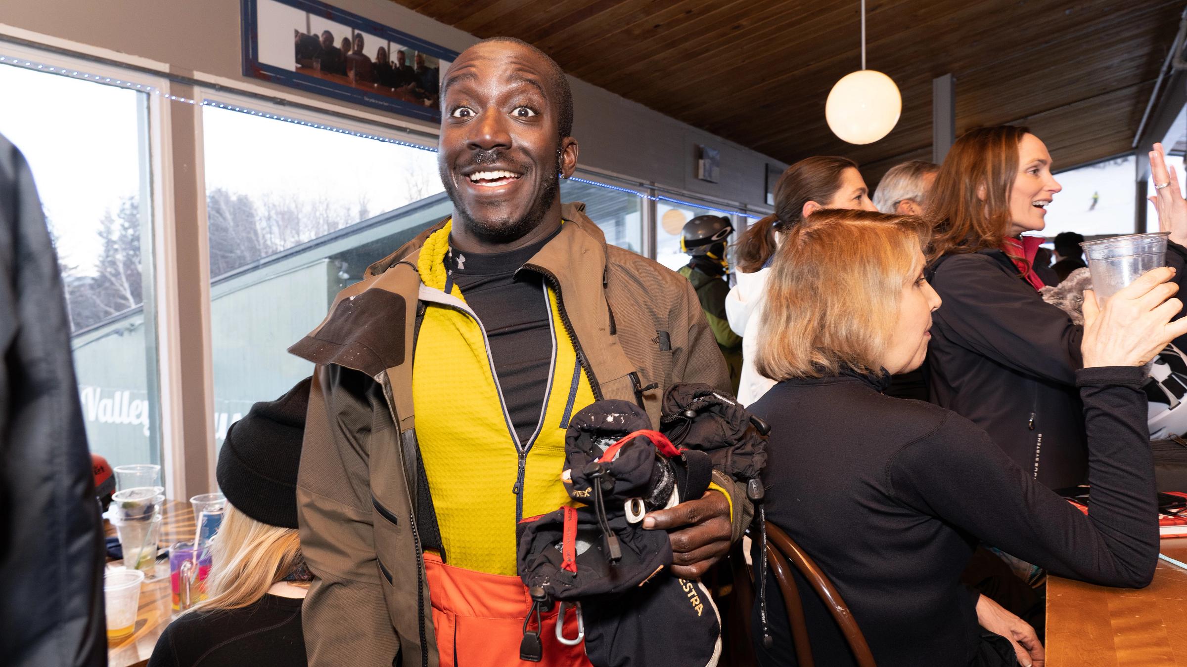 Smiling male at the Wunderbar